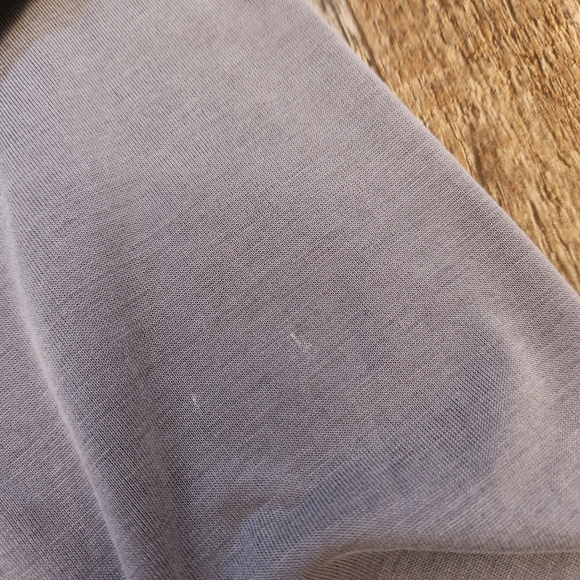 BKE Red Long Sleeve Top With Neck Line Details - Picture 6 of 6